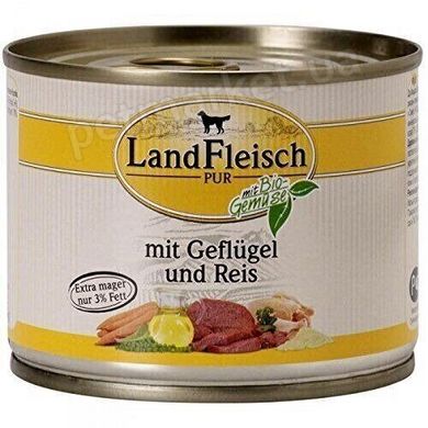 LandFleisch MIT GEFLUGEL & REIS - консерви для собак (птиця/рис/овочі) - 800 г % Petmarket