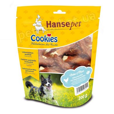 Hansepet COOKIES Chicken/Salmon - Куряче філе з сайдою для собак - 200 г Petmarket