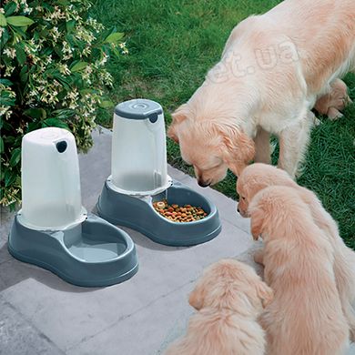 Stefanplast BREAK RESERVE Food - диспенсер для корму для собак та кішок - 6,5 л, Сірий Petmarket