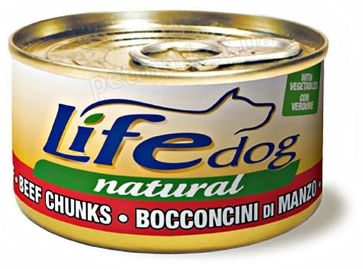 LifeDog BEEF & CHUNKS - консерви для собак (яловичина/овочі) - 90 г Petmarket