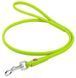 Collar WauDog GLAMOUR - шкіряний круглий поводок для собак - 183 см/10 мм Жовтий Petmarket