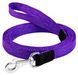 Collar БРЕЗЕНТ Цветной - поводок для собак, 35 мм, фиолетовый