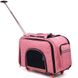 Do Do Pet SPACE Pink - сумка-переноска на колесах для собак та котів - Рожевий %
