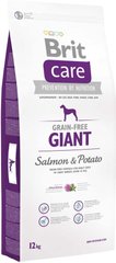 Brit Care Grain-free GIANT - беззерновий корм для собак гігантських порід (лосось/картопля) - 12 кг Petmarket