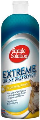 Simple Solution EXTREME URINE DESTROYER - засіб для видалення запахів і плям сечі тварин з килимових покриттів і оббивки Petmarket