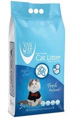 VanCat FRESH - комкующийся наполнитель для кошачьего туалета (аромат свежести), 10 кг Petmarket