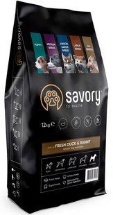 Savory ALL BREED Duck & Rabbit - корм для собак всіх порід (качка/кролик) - 12 кг Petmarket