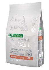 Nature's Protection White Dogs GF Salmon Small and Mini Breeds корм для собак дрібних порід з білою шерстю (лосось) - 10 кг % Petmarket