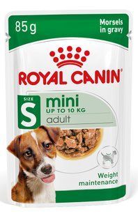 Royal Canin MINI ADULT - вологий корм для собак дрібних порід (шматочки у соусі) - 85 г % Petmarket
