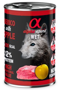 Alpha Spirit Pork & Yellow Apple - консерви для собак (свинина/жовті яблука) - 400 г Petmarket