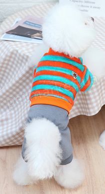 Dobaz Sailor теплий флісовий костюм для собак - L, Жовтий / синій Petmarket