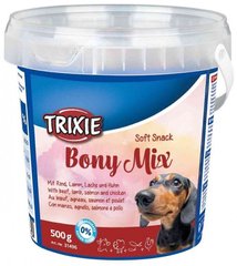 Trixie BONY MIX Beef, Lamb, Salmon & Chicken - лакомства для собак (говядина/ягненок/лосось/курица) - 500 г Petmarket