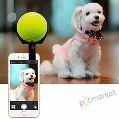 Croci SELFIE Clip - клипса на телефон с мячиком для качественных фото с собакой Petmarket