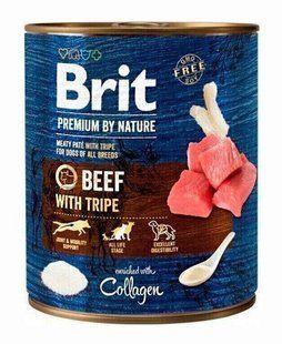 Brit Premium by Nature BEEF & TRIPE - консерви для собак (яловичина/рубець) - 800 г Petmarket