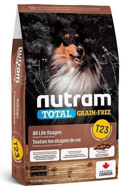 Nutram TOTAL Turkey, Chicken & Duck - беззерновий корм холістик для собак і цуценят (індичка/курка/качка) - 11,4 кг % Petmarket