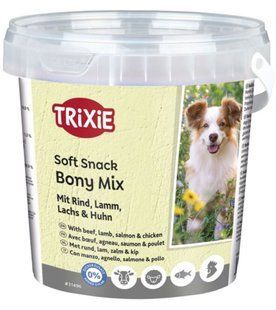 Trixie BONY MIX Beef, Lamb, Salmon &&nbsp;Chicken - ласощі для собак (яловичина/ягня/лосось/курка) - 500 г Petmarket