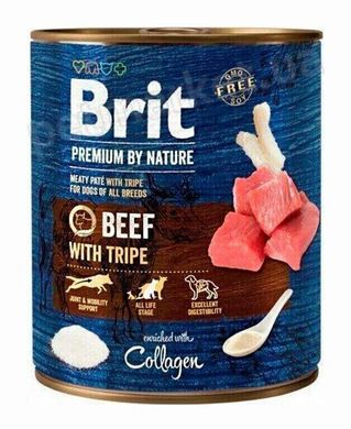 Brit Premium by Nature BEEF & TRIPE - консерви для собак (яловичина/рубець) - 800 г Petmarket