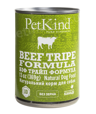 PetKind BEEF TRIPE FORMULA - вологий корм для собак всіх порід та всіх стадій життя (яловичина) - 369 г Petmarket