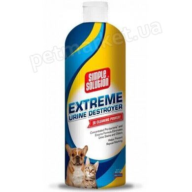Simple Solution EXTREME URINE DESTROYER - средство для удаления запахов и пятен мочи животных с ковровых покрытий и обивки Petmarket