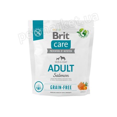 Brit Care Dog Grain-free Adult - беззерновой корм для собак малых/средних пород (лосось), 12 кг Petmarket