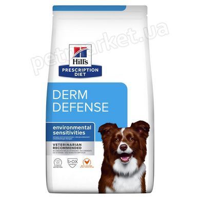 Hill's PD Derm Defense - Захист шкіри - лікувальний корм для собак с алергією - 12 кг % Petmarket