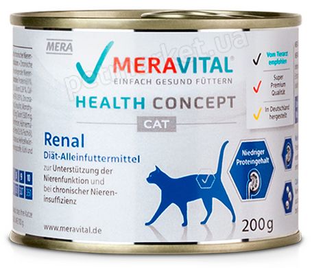 Mera Vital Renal консервы для кошек при болезнях почек, 200 г Petmarket