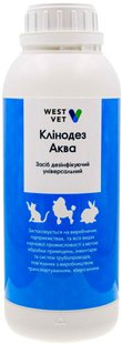 WestVet Клінодез Аква мийно-дезинфікуючий засіб для місць утримання тварин - 1 л Petmarket