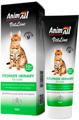 AnimAll Urinary фитопаста для профилактики болезней мочевыводящей системы кошек - 100 г Petmarket