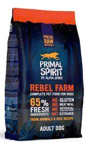 Primal Spirit Rebel Farm корм для собак всех пород с фермерским мясом и рисом Petmarket