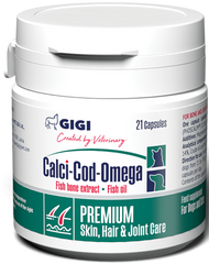 Gigi Кальцій-Код-Омега для лікування захворювань шкіри та кісток у собак та котів - 90 табл Petmarket
