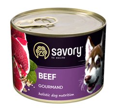 Savory Gourmand Beef - Яловичина - вологий корм для собак - 800 г Petmarket