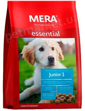 Mera essential Junior 1 корм для щенков и юниоров всех пород, 12,5 кг Petmarket