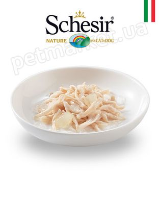 Schesir Kitten Chicken Fillets & Aloe - Куриное филе/Алоэ - консервы для котят Petmarket