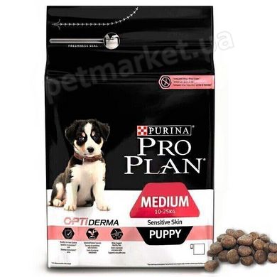 Purina Pro Plan PUPPY MEDIUM Sensitive - корм для чувствительных щенков средних пород (лосось) - 12 кг Petmarket