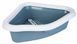 Stefanplast SPRINT CORNER - кутовий туалет для котів - 40х56х14 см, Сірий Petmarket