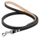 Collar LEAD - кожаный поводок для маленьких собак - Черный