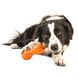 West Paw QWIZL - Квизл для лакомств - прочная игрушка для собак, 17 см, оранжевый