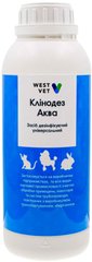 WestVet Клінодез Аква мийно-дезинфікуючий засіб для місць утримання тварин - 1 л Petmarket