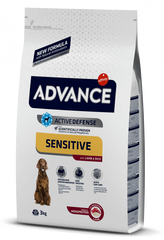 Advance SENSITIVE Medium/Maxi Lamb & Rice - корм для собак средних и крупных пород с чувствительным желудком (ягненок/рис) - 12 кг Petmarket