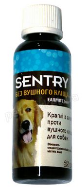 Sentry EAR MITE Dog - капли от ушного клеща для собак - 25 мл Petmarket