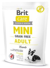 Brit Care Grain Free MINI Adult - беззерновой корм для собак мини пород (ягненок) - 7 кг Petmarket