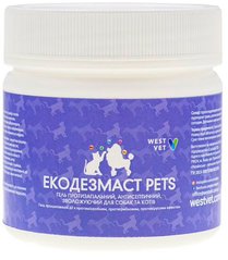 WestVet Екодезмаст Pets протизапальний, антисептичний гель для шкіри тварин - 100 г Petmarket