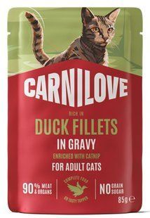 Carnilove Gravy Duck with Catnip - вологий корм для котів (качка/котяча м'ята) - 85 г Petmarket