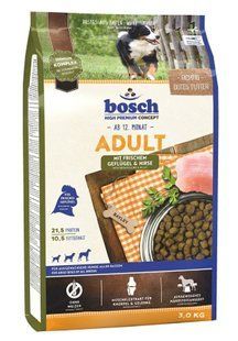 Bosch HPC ADULT Poultry & Millet - корм для собак (птиця/просо) - 15 кг % Petmarket