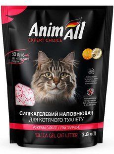 AnimAll Expert Choice - силікагелевий наповнювач для кішок (блакитні гранули) - 7,6 л % Petmarket