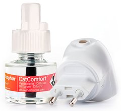 Beaphar CatComfort - успокаивающее средство с феромонами для кошек (комплект с диффузором) % Petmarket