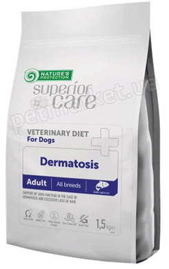 Nature's Protection Superior Care Veterinary Diet Dermatosis Salmon Adult All Breed Dogs - диетический корм для здоровья кожи и шерсти собак (лосось) Petmarket