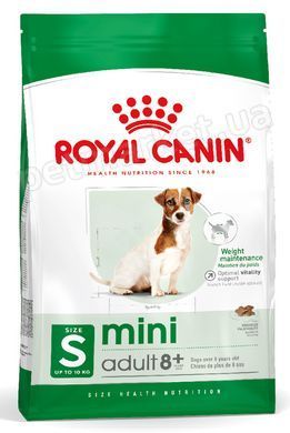 Royal Canin MINI ADULT 8+ - корм для собак дрібних порід від 8 років - 800 г % Royal Canin MINI ADULT 8+ - корм для собак дрібних порід від 8 років - 800 г % Petmarket