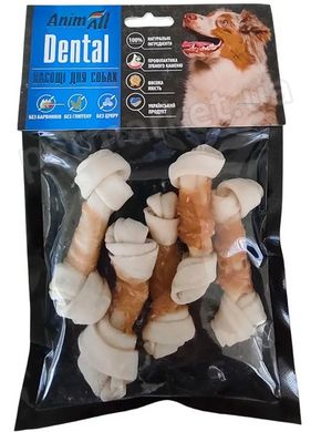 AnimAll Dental кость баварская узловая с мясом курицы для собак Petmarket