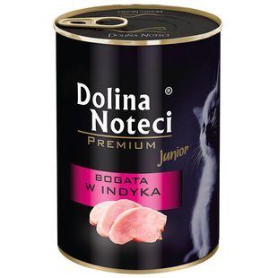 Dolina Noteci Premium &mdash; консервы для котят, кусочки мяса в соусе с индейкой &mdash; 400 г Petmarket